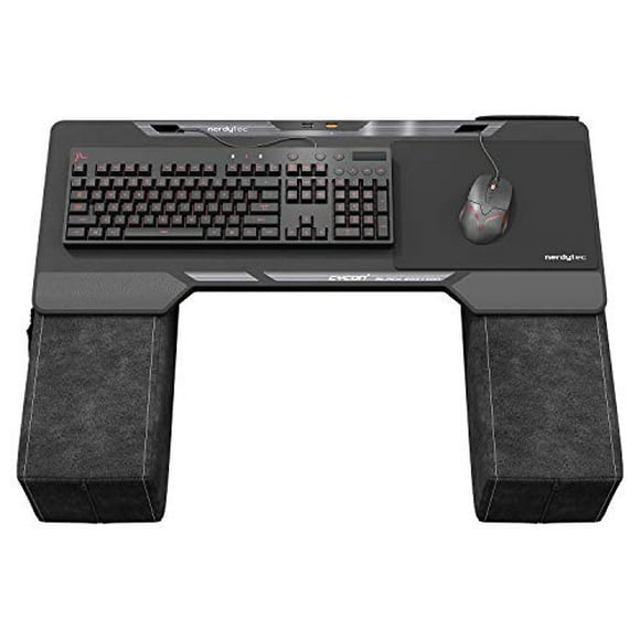 Couchmaster CYCON2 Édition Noire - Bureau de Jeu Canapé pour Souris et Clavier pour PC, PS4/5, XBOX One/Series X/S