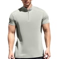 thumbnail image 1 of Hiiyo Men's Quick Drying T-Shirt Stretch Short Sleeve Sports T Shirt Casual Active Tee, 1 of 8
