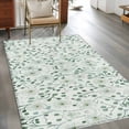 thumbnail image 2 of Abstract Color Block Area&nbsp;Rug 2.7x5ft Grenn Floral Watercolor Texture Non-Slip&nbsp;Washable Square&nbsp;Rugs Soft Felt Indoor Floor Mat for Bedroom Kitchen Living Room Bathroom, 2 of 9