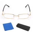 thumbnail image 3 of Gafas de lectura de cristal para aliviar la fatiga visual, gafas para presbicia de alta definición con estuche (+200), 3 of 14