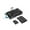 Black, variant on Type-C Multifunction Card Reader In OTG Card Reader / / USB 6 In 1,Vsgery,Black