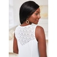 thumbnail image 2 of Jessica London Women's Plus Size Petite Stretch Cotton Crochet-Back Maxi Dress, 2 of 4