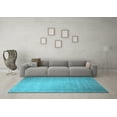 thumbnail image 3 of Ahgly Company Indoor Rectangle Oriental Light Blue Industrial Area Rugs, 2' x 5', 3 of 4