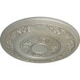 thumbnail image 3 of Ekena Millwork 25 7/8"OD x 2 1/4"P Nestor Ceiling Medallion (Fits Canopies up to 5"), Hand-Painted Flash Gold, 3 of 6