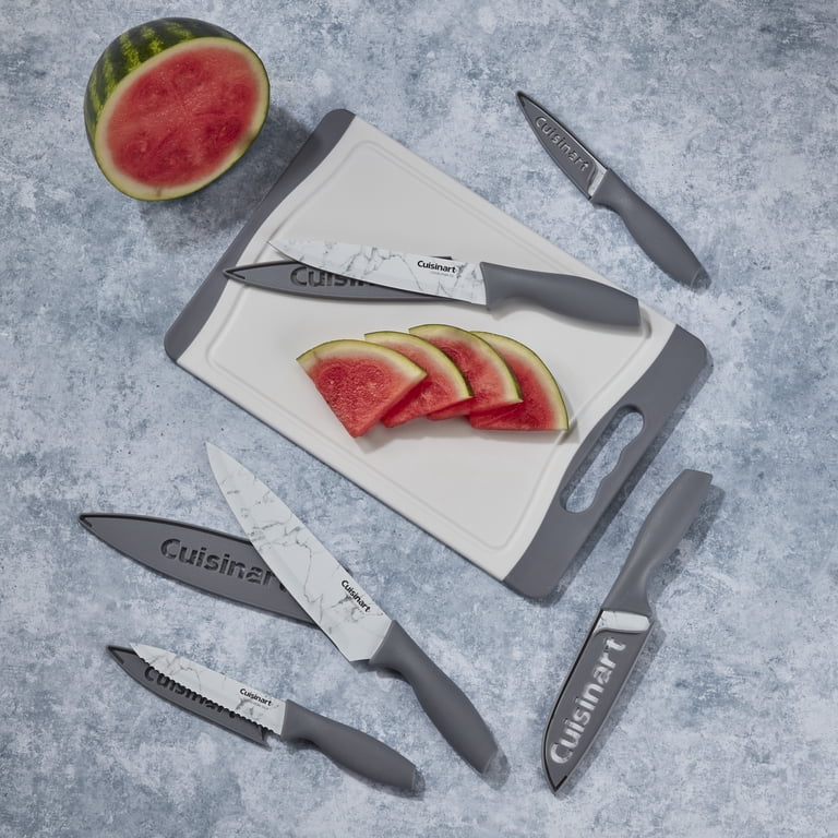 Cuisinart Advantage 11pc Cutlery & Cutting Board Set, Grey  Cuisinart Advantage 11-PC NonsTick Coated Knife Set + 1 Cutting Board main image 2