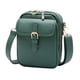 thumbnail image 5 of Bolso con cremallera y bolsillo, diseño vintage, bolso de moda para mujer para exteriores. verde, 5 of 9