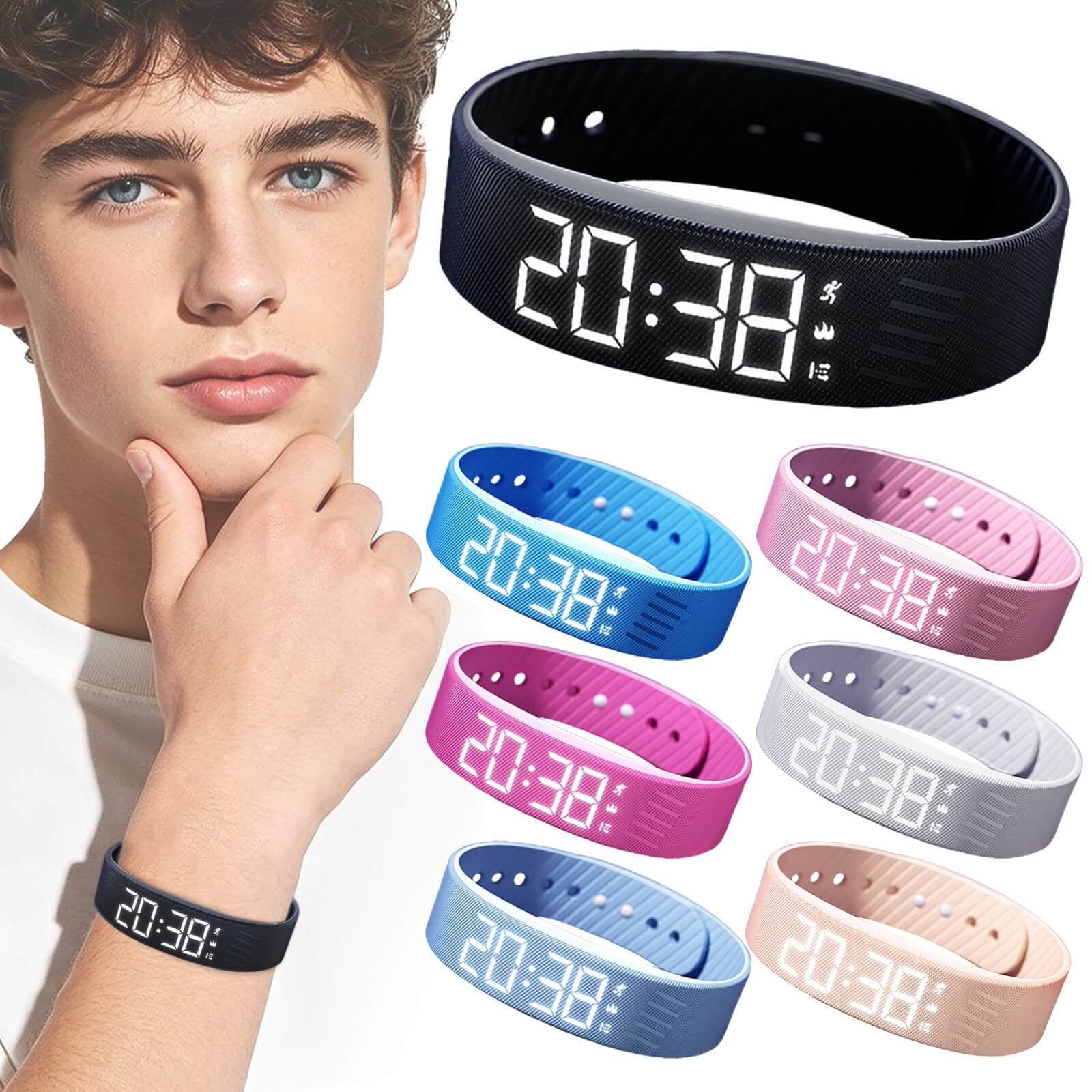 Modu Nook Alarm Clock, Vibrating Alarm Wristband Silent Wrist Alarm, No Noise Sensory Vibration