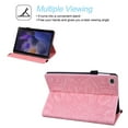 thumbnail image 2 of Tarise Galaxy Tab A8 10.5 inch Case, Embossed PU Leather Shockproof Folio Stand Shell Pen Holder Slim Cover Case for Samsung Galaxy Tab A8 10.5" Tablet 2022 Model SM-X200 X205 X207, Pink, 2 of 6