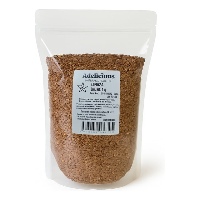 Linaza Entera 1kg Alta En Fibra Omega 3 Proteina Natural