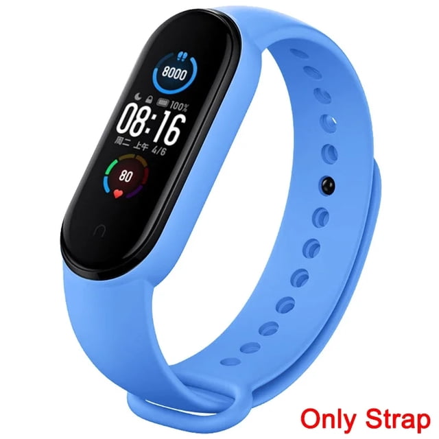 Correa De Silicón Unisex Para Smart Watch Mi Band 7 / 6 / 5 De Xiaomi