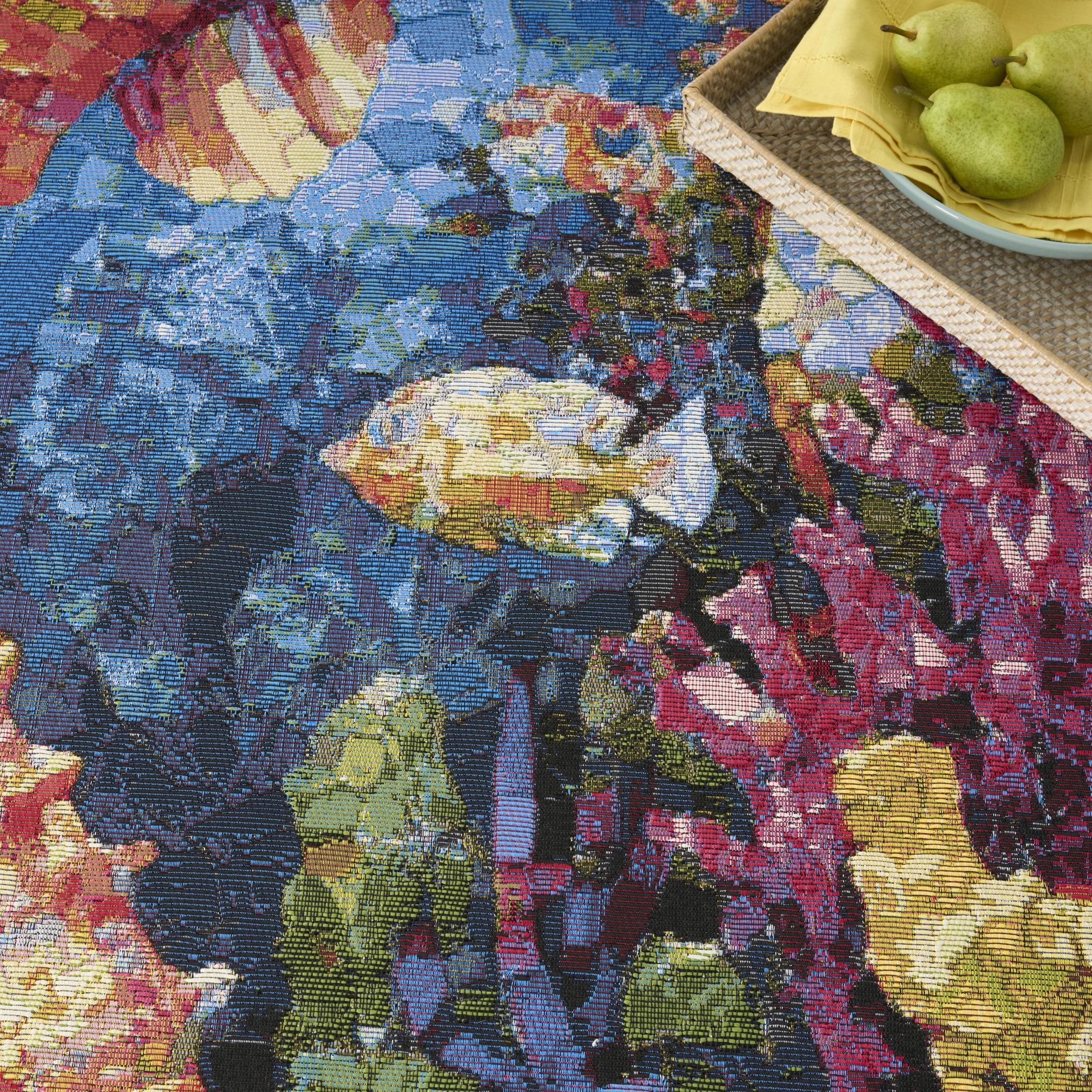 Nourison Color Splash 9' x 12' Multicolor Coastal, Nautical & Beach Rug