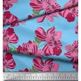 thumbnail image 2 of Soimoi Moss Georgette Fabric Dot & Floral Artistic Decor Fabric Printed Yard 42 Inch Wide, 2 of 3
