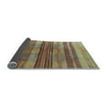 thumbnail image 2 of Ahgly Company Indoor Round Abstract Light Blue Contemporary Area Rugs, 8' Round, 2 of 4