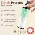 thumbnail image 3 of Beauty by Earth Cooling After Sun Care Spray - With Organic Aloe Vera Gel, Aloe Vera Gel Spray for Sunburn Relief, 3 of 7