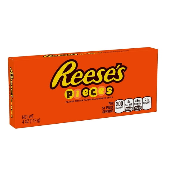 Reese's Pieces Peanut Butter Milk Chocolate Pieces4 oz.12/Carton (HEC11470)