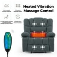 thumbnail image 2 of Aukfa Massage Recliner Chair Sofa with Heating Vibration for Living Room,Gray, 2 of 8