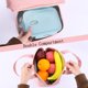 thumbnail image 5 of Bolsas de almuerzo con doble compartimento aislado para mujer, bolsa de mano aislada para hombre, peso ligero y lonchera portátil para la escuela, picnic, camping, viajes (rosa), 5 of 5