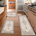 thumbnail image 2 of Farmhouse Kitchen Rugs Set 3 Piece, Boho Kitchen Mats for Floor, Non-Slip Kitchen Rug Waterproof Mats for Kitchen, Runner Rugs for Hallway Laundry Holiday Sink Decor, 2 of 12
