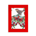 thumbnail image 1 of Bird  Fruit Eat Green Picture Display Art Red Photo Frame, 1 of 4