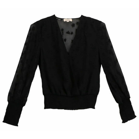 Lagence Women's Black Dulce Star Blouse - S