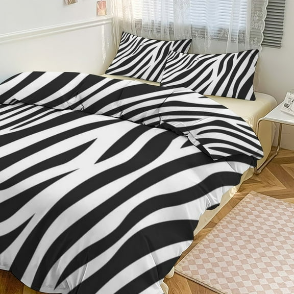 Leopard Print 3D Duvet Cover Set Quilt Cover Theme of for Bedroom Decoration