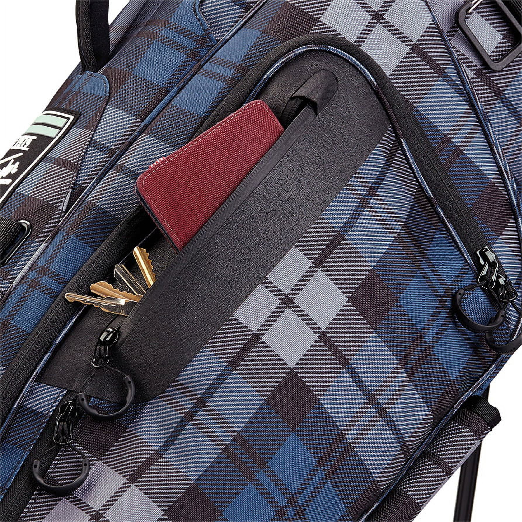 TaylorMade FlexTech Lifestyle Golf Stand Bag (Green Plaid TaylorMade FlexTech Lifestyle Golf Stand Bag (Green Plaid