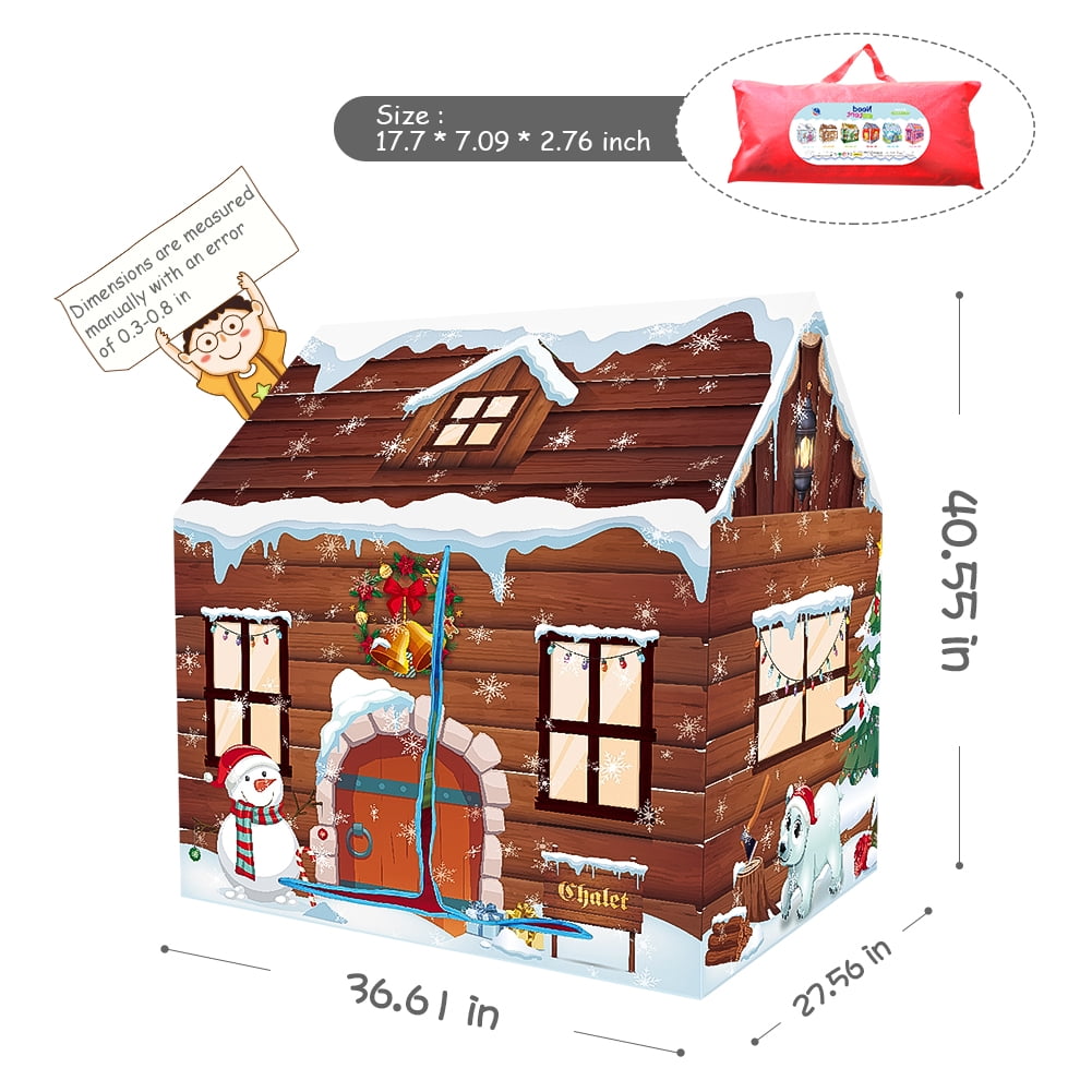 Kepooman Play Tent for Kids, Indoor Playhouse Tents with Lifelike House Design, Birthday and Christmas Toy Gift for 3, 4, 5 and 6 Year Old Children Kepooman Play Tent for Kids, Indoor Playhouse Tents with Lifelike House Design, Birthday and Christmas Toy Gift for 3, 4, 5 and 6 Year Old Children