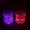 2pcs, variant on 2/4/6 Pack LED Induction Pineapple Light Cups, Glow-in-the-Dark Party Glasses 6.76oz, Color Changing for Birthday Christmas Disco Valentine's Day Gifts