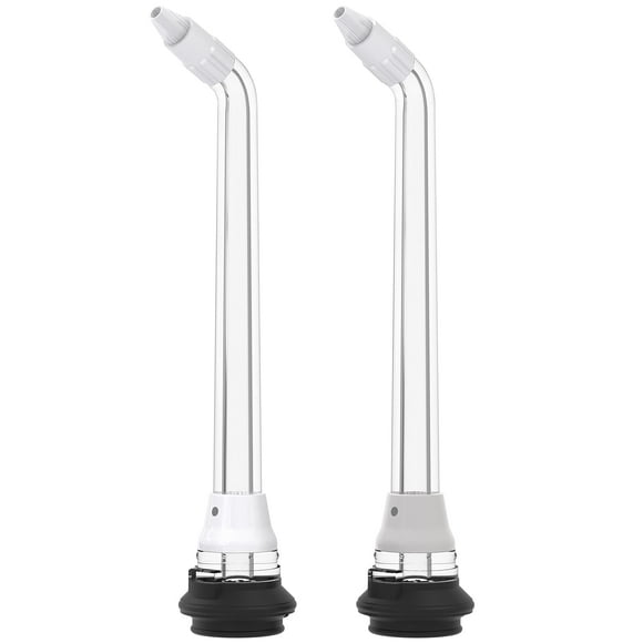Punta de Repuesto para Irrigador Dental Waterpik Whitening, Ortodóntica, Blanca y Negra, Paquete de 2