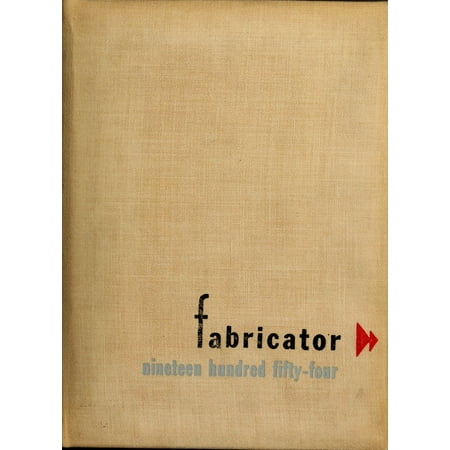 (Custom Reprint) Yearbook: 1954 New Bedford Institute of Technology - Fabricator Yearbook (New Bedford MA)