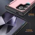 thumbnail image 4 of For Samsung Galaxy S22 Ultra 5G Case Hidden Card Slot TPU+PC Phone Cover, 4 of 5