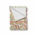thumbnail image 2 of Floral Soft Flannel Fleece Blanket, Abstract Pattern with Blooming Gardening Plants Beauty of Nature Summer Field Theme, Cozy Plush for Indoor and Outdoor Use, 70" x 90", Multicolor, by Ambesonne, 2 of 6