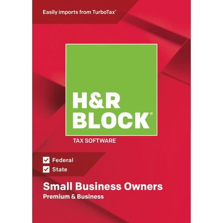 H&R Block Tax Software 2018 Premium & Business Win (Email