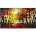 thumbnail image 2 of Design Art Walk through Autumn Forest Canvas Print, 2 of 2