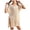 Beige, variant on mgoYE Big Girl's V Neck Crochet Short Sleeve Beach Dress Summer Swimsuit Bikini Cover Up(Pink,10-12 Years)