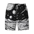 thumbnail image 4 of Lsque Mens Swim Trunks Cosmic Landscape Celestial Art Pattern - Bathing Suit Compression Liner - Beach Swim Shorts Swimwear - (S-3XL) - Stretch Quick Dry -XX-Large, 4 of 9