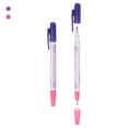 thumbnail image 4 of Unique Bargains Double Ended Disappearing Ink Fabric Marker Pen, Purple Pink 12 Pack, 4 of 6
