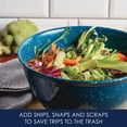 thumbnail image 4 of Rachael Ray Kitchenware Garbage Bowl, Marine Blue, 4 of 8