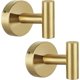 thumbnail image 1 of 2 Pcs Bathroom Towel Hook,Screw in Metal Coat Robe Hook Stainless Steel Heavy Duty Wall Door Hanger for Bathroom Kitchen, 1 of 5