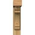 thumbnail image 2 of Ekena Millwork 6"W x 22"D x 26"H Olympic Block Rough Sawn Bracket w/ Offset Brace, Western Red Cedar, 2 of 25