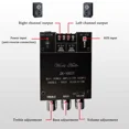 thumbnail image 3 of Bluetooth 5.0 Amplifier Board 100Wx2 - TPA3116D2 Stereo Audio Power Amp Module With Bass Treble Control, For Subwoofer, Home Theater, DIY Speaker Projects, 3 of 5