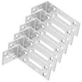 thumbnail image 2 of Shisuyan Adjustable L Shape Bracket Stainless Steel 6Pcs 3.1x1.6x1.2in, 2 of 9