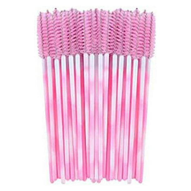 Cepillo para pestañas desechable de dos colores, rizador de pestañas, peine para pestañas