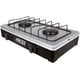 thumbnail image 1 of Estufa de Mesa Aksi 2 Quemadores Negra, 1 of 3