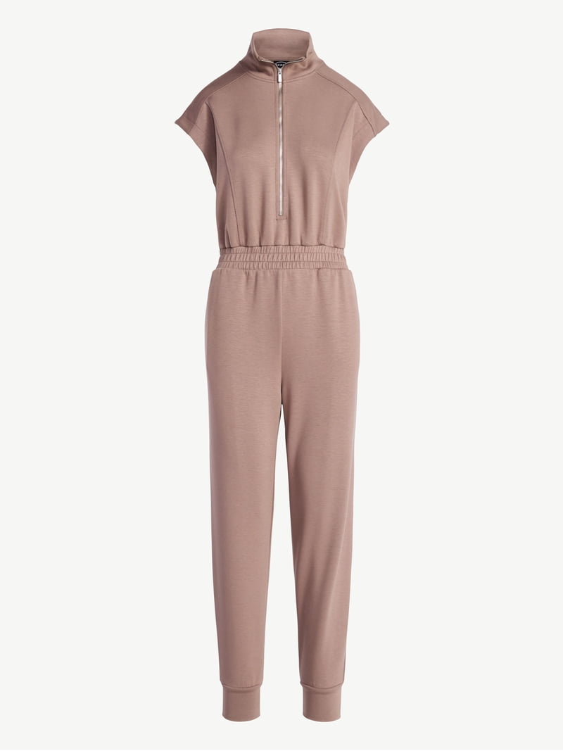 Scoop Women's and Women's Plus New Scubaknit Jumpsuit, Sizes XS-4X