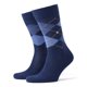 thumbnail image 1 of Calcetines para hombres Burlington PRESTON - patrón de diamantes, suave, con clip, Talla única, 40-46 azul oscuro, 1 of 1