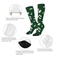 thumbnail image 3 of Honeii Christmas tree green plaid Print Long Socks,Novelty Design Socks Gift for Men and Women,Crew Socks,Calf Socks, 3 of 6