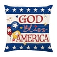 thumbnail image 3 of Xihbxyly Funda de Almohada Del Día de La Independencia, Funda de Lino con Diseño de Corazones Coloridos, Tela Suave y Ecológica, Ideal para Uso En Interiores y Exteriores, Regalo Perfecto para Famili, 3 of 7