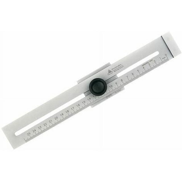 Single Piece, Accurate Measurement Range 250mm Metal Ruler