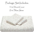 thumbnail image 3 of Leopard Animal Print Queen Size Bedding Duvet Cover 3-Piece Set Ultra Soft -, 3 of 7